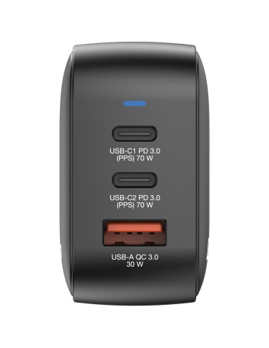 Verbatim Mini GaN Charger 70W Universale Nero AC Ricarica rapida Interno