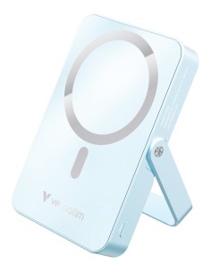 Verbatim Charge 'n' Go Magnetic Wireless Polimeri di litio (LiPo) 10000 mAh Carica wireless Blu
