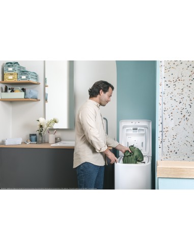 Candy TCA273D2-S lavatrice Caricamento dall'alto 7 kg 1200 Giri min Bianco