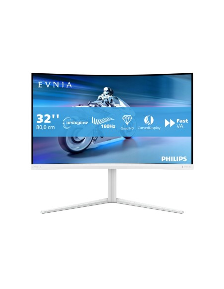 Philips Evnia 5000 32M2C5501 00 Monitor PC 81,3 cm (32") 1920 x 1080 Pixel Full HD LCD Bianco