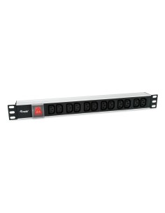 Equip 333318 unità di distribuzione dell'energia (PDU) 12 presa(e) AC 1U Nero, Argento