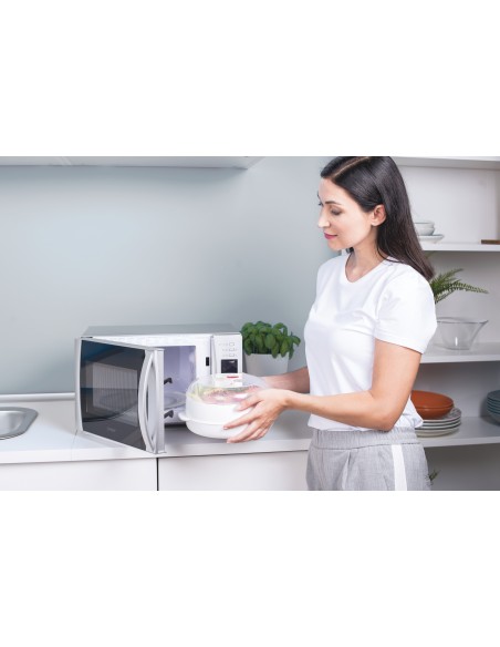 Candy COOKinApp CMXG22DS ST Acciaio inox Microonde con grill Superficie piana 22 L 800 W