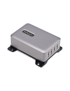 StarTech.com Caricatore USB-C a 4 porte multidispositivo, 240 W totali, porta singola 140 W EPR, PD 3.1, porte con blocco a