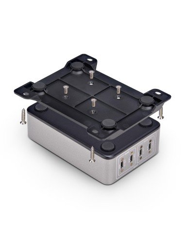 StarTech.com Caricatore USB-C a 4 porte multidispositivo, 240 W totali, porta singola 140 W EPR, PD 3.1, porte con blocco a