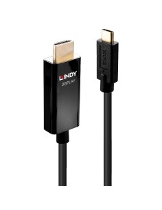 Lindy 43292 cavo e adattatore video 2 m USB tipo-C HDMI tipo A (Standard) Nero