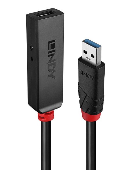 Lindy 43401 hub di interfaccia USB 3.2 Gen 1 (3.1 Gen 1) Type-C 5000 Mbit s Nero