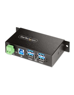StarTech.com Hub USB gestito a 4 Porte con 4x USB-A, Alloggiamento industriale in metallo resistente, Protezione ESD e contro