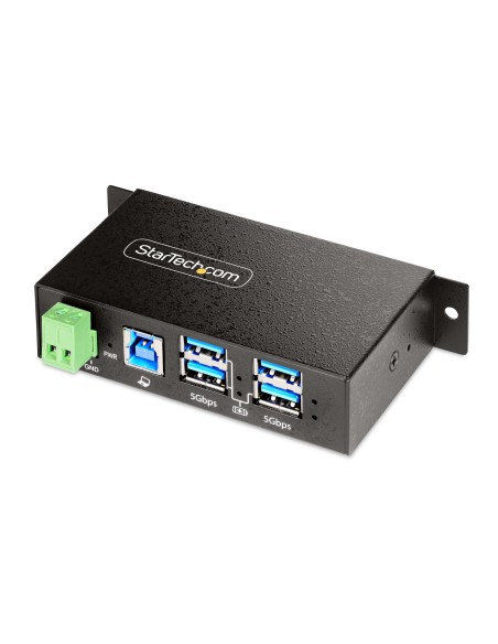 StarTech.com Hub USB gestito a 4 Porte con 4x USB-A, Alloggiamento industriale in metallo resistente, Protezione ESD e contro