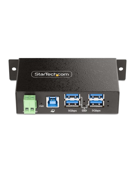 StarTech.com Hub USB gestito a 4 Porte con 4x USB-A, Alloggiamento industriale in metallo resistente, Protezione ESD e contro