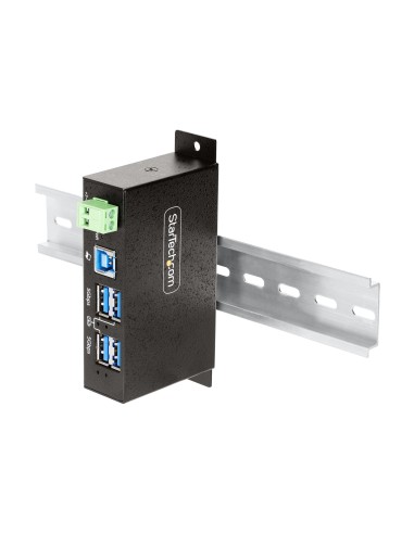 StarTech.com Hub USB gestito a 4 Porte con 4x USB-A, Alloggiamento industriale in metallo resistente, Protezione ESD e contro