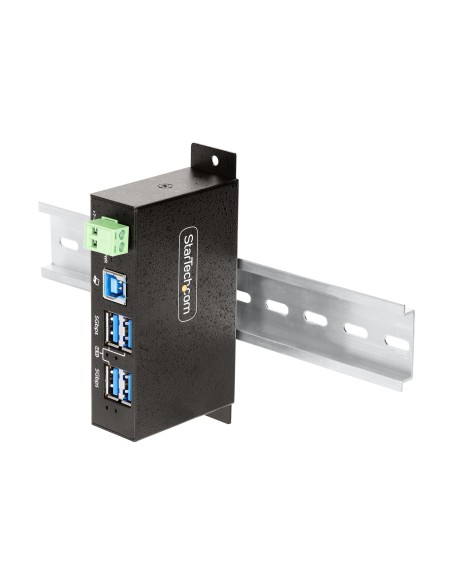StarTech.com Hub USB gestito a 4 Porte con 4x USB-A, Alloggiamento industriale in metallo resistente, Protezione ESD e contro