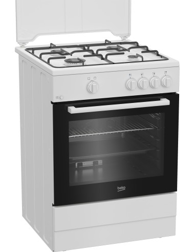 Beko FBG62000WL cucina A Elettrico Gas Bianco