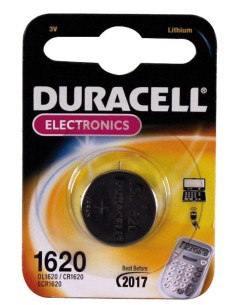 Duracell CR1620 3V Batteria monouso Litio