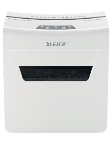 Leitz 80930000 distruggi documenti Taglio a frammenti Grigio, Bianco