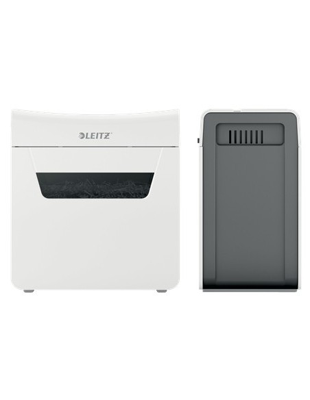 Leitz 80930000 distruggi documenti Taglio a frammenti Grigio, Bianco