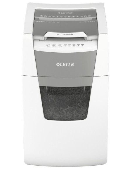 Leitz 80140000 distruggi documenti Taglio a frammenti 22 cm Grigio, Bianco