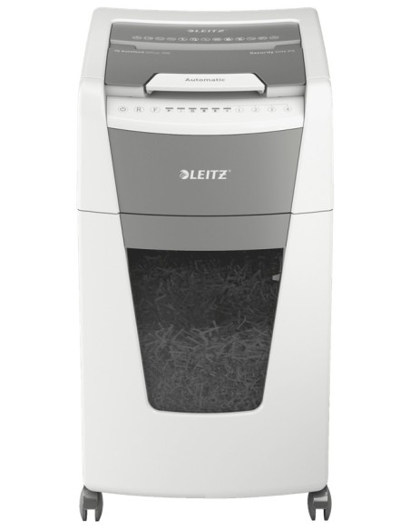 Leitz 80160000 distruggi documenti Taglio a frammenti 22 cm Grigio, Bianco