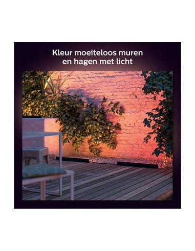 Philips Hue White and Color ambiance 17466 30 P7 Illuminazione a pavimento da esterno LED 104 W