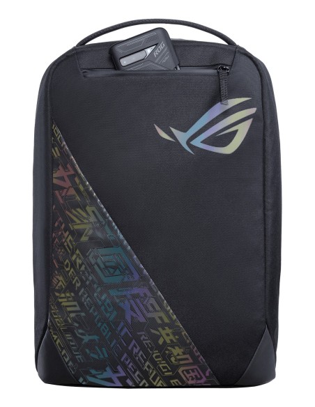 ASUS ROG Backpack BP1501G Holographic Edition 43,2 cm (17") Zaino Nero, Grigio