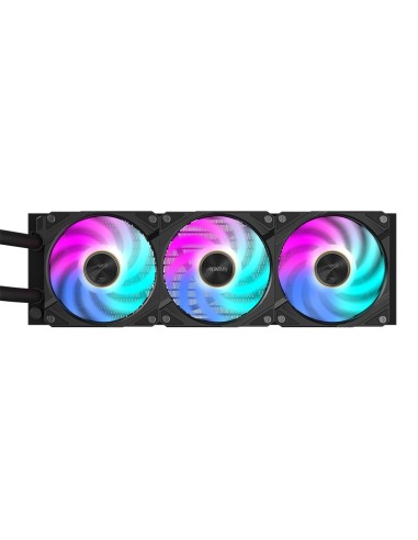 GIGABYTE AORUS WATERFORCE X II 360 Raffreddamento a liquido per CPU AIO - 3x ventole ARGB da 120 mm, LCD a colori, DAISY-CHAIN,