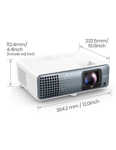 BenQ TK710STi Proiettore a raggio standard 3200 ANSI lumen DLP UHD 4K (3840x2160) Compatibilità 3D Nero, Bianco