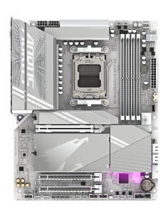 GIGABYTE X870 AORUS ELITE WIFI7 ICE Scheda Madre - Supporta CPU AMD Ryzen 9000, 16+2+2 fasi VRM digitale, fino a 8200MHz DDR5 2