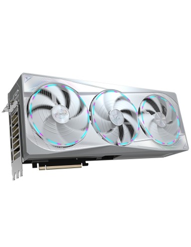 GIGABYTE AORUS GeForce RTX 5080 MASTER ICE 16G Scheda Grafica - 16GB GDDR7, 256 bit, PCI-E 5.0, 2805MHz Core Clock, 3 x DP