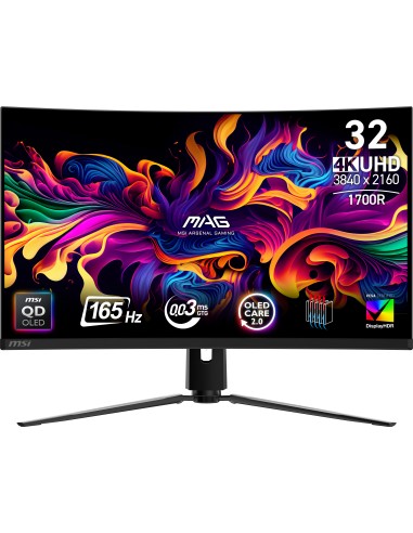MSI MAG 321CUP QD-OLED Monitor PC 80 cm (31.5") 3840 x 2160 Pixel 4K Ultra HD Nero