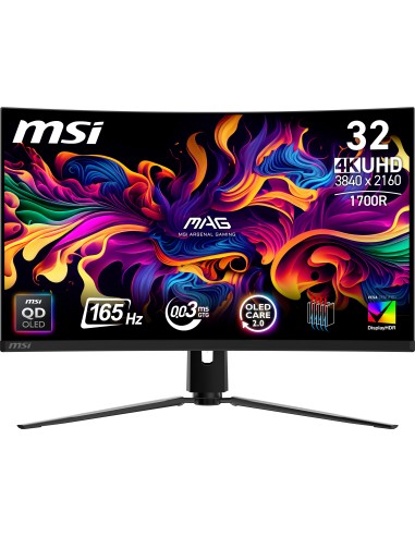 MSI MAG 321CUP QD-OLED Monitor PC 80 cm (31.5") 3840 x 2160 Pixel 4K Ultra HD Nero