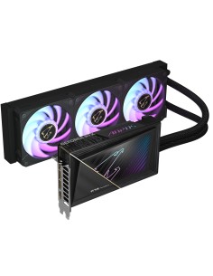 GIGABYTE AORUS GeForce RTX 5080 XTREME WATERFORCE 16G Scheda Grafica - 16GB GDDR7, 256 bit, PCI-E 5.0, 2805MHz Core Clock, 3 x 2