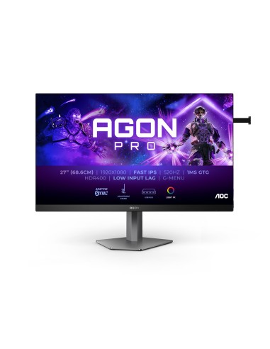 AOC G2 AG276FK Monitor PC 68,6 cm (27") 1920 x 1080 Pixel Full HD LED Nero, Grigio