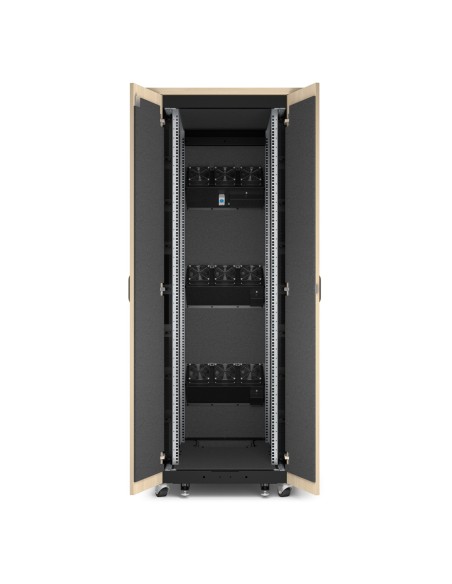 APC AR4038LIA rack 38U Rack indipendenti Nero, Colore acero