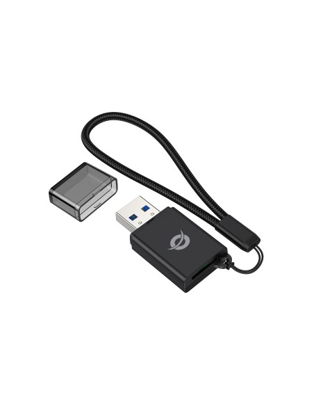 Conceptronic BIAN07B lettore di schede USB 3.2 Gen 1 (3.1 Gen 1) Type-A Nero