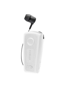 Celly BHCLIP Auricolare Cablato In-ear Chiamate Musica Sport Tutti i giorni USB tipo-C Bianco