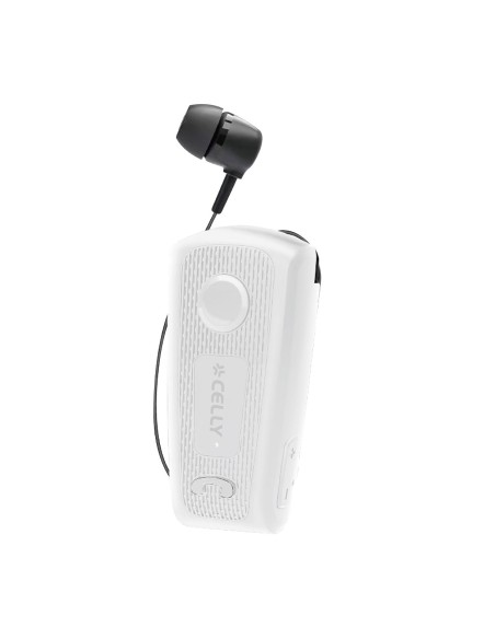 Celly BHCLIP Auricolare Cablato In-ear Chiamate Musica Sport Tutti i giorni USB tipo-C Bianco