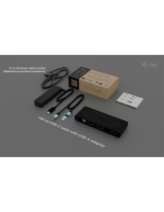i-tec Universal Dual 4K Display Docking Station + Power Delivery 85W 2