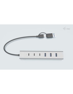 i-tec USB-C USB-A Charging Metal HUB 7 port (3x USB-C, 4x USB-A) 2
