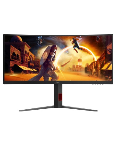 AOC G4 CU34G4 Monitor PC 86,4 cm (34") 3440 x 1440 Pixel Wide Quad HD LED Nero, Rosso