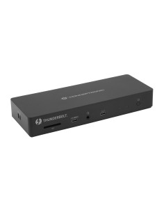 Conceptronic DONN30B replicatore di porte e docking station per laptop Cablato Thunderbolt 4 Nero