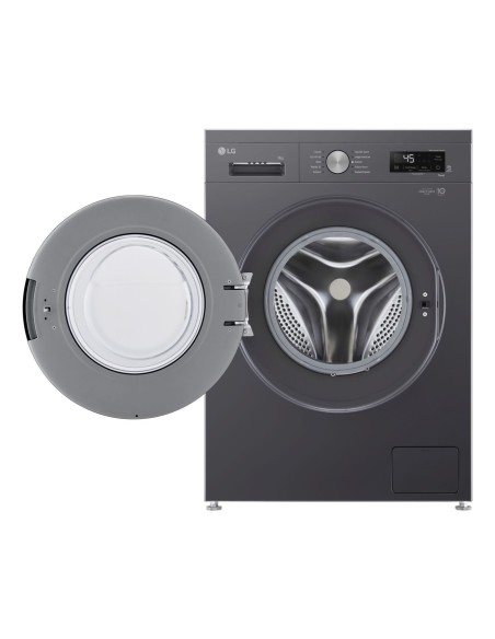LG F4NX1009NMB lavatrice Caricamento frontale 9 kg 1350 Giri min Nero