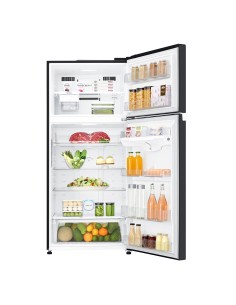 LG GTB744BMBED Frigorifero doppia porta, Classe E, 506L, Porte in vetro, Door Cooling,Nero 2