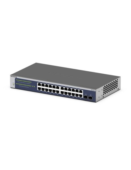 NETGEAR GS724Tv6 Gestito L2+ L3 Gigabit Ethernet (10 100 1000) 1U Blu, Grigio