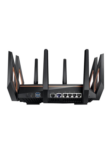 ASUS GT-AX11000 router wireless Gigabit Ethernet Banda tripla (2.4 GHz 5 GHz 5 GHz) Nero