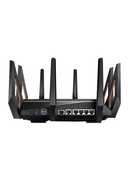 ASUS GT-AX11000 router wireless Gigabit Ethernet Banda tripla (2.4 GHz 5 GHz 5 GHz) Nero