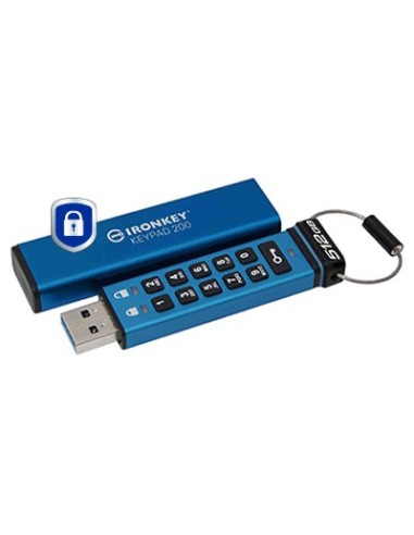 Kingston Technology IronKey Keypad 200 da 512 GB, FIPS 140-3 livello 3 (in fase di approvazione) crittografata AES-256
