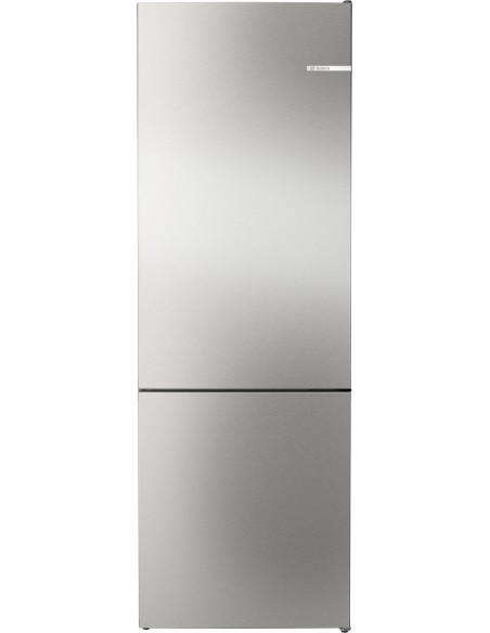 Bosch Serie 4 KGN492IAF , Frigorifero combinato da libera installazione, 203 x 70 cm, Acciaio spazzolato anti-impronta Classe A