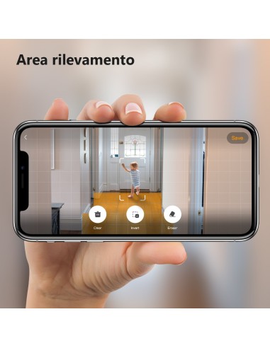 Imou A1 2Mp Telecamera motorizzata con sirena - audio bidirezionale - visione notturna - rilevamento persone