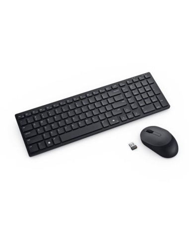 DELL Tastiera e mouse silenziosi e compatti Pro - KM555 - Inglese (Stati Uniti internazionale) (QWERTY)