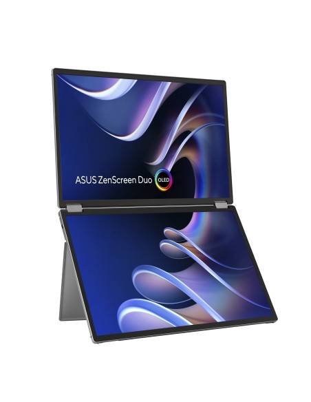 ASUS ZenScreen Duo OLED MQ149CD Monitor PC 35,6 cm (14") 1920 x 1200 Pixel WUXGA Argento