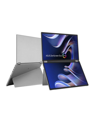 ASUS ZenScreen Duo OLED MQ149CD Monitor PC 35,6 cm (14") 1920 x 1200 Pixel WUXGA Argento